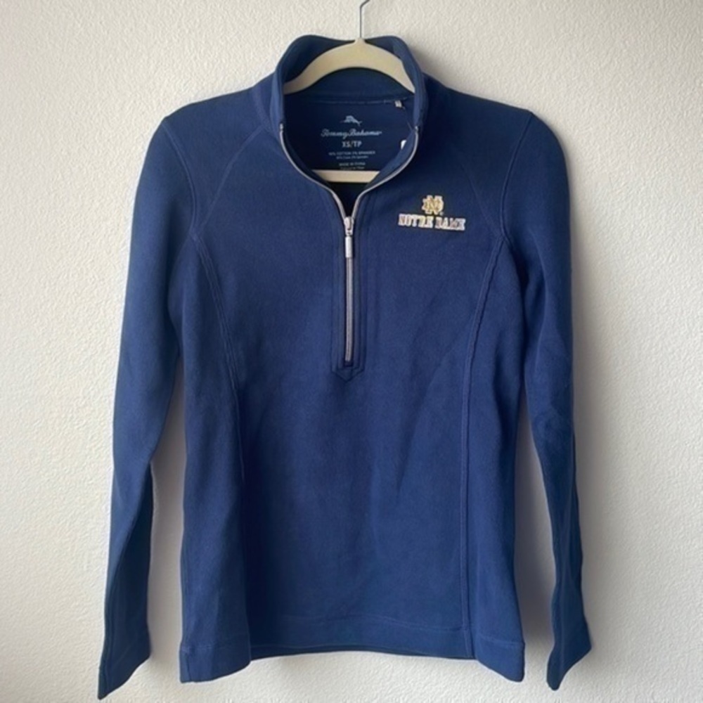 NWT Tommy Bahama shirt XS Notre Dame Sweatshirt